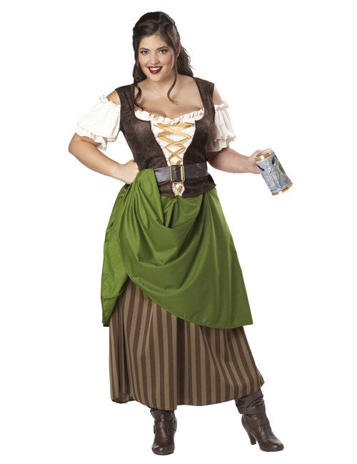 Srednjeveška taverna, ki preklinja ženski kostum