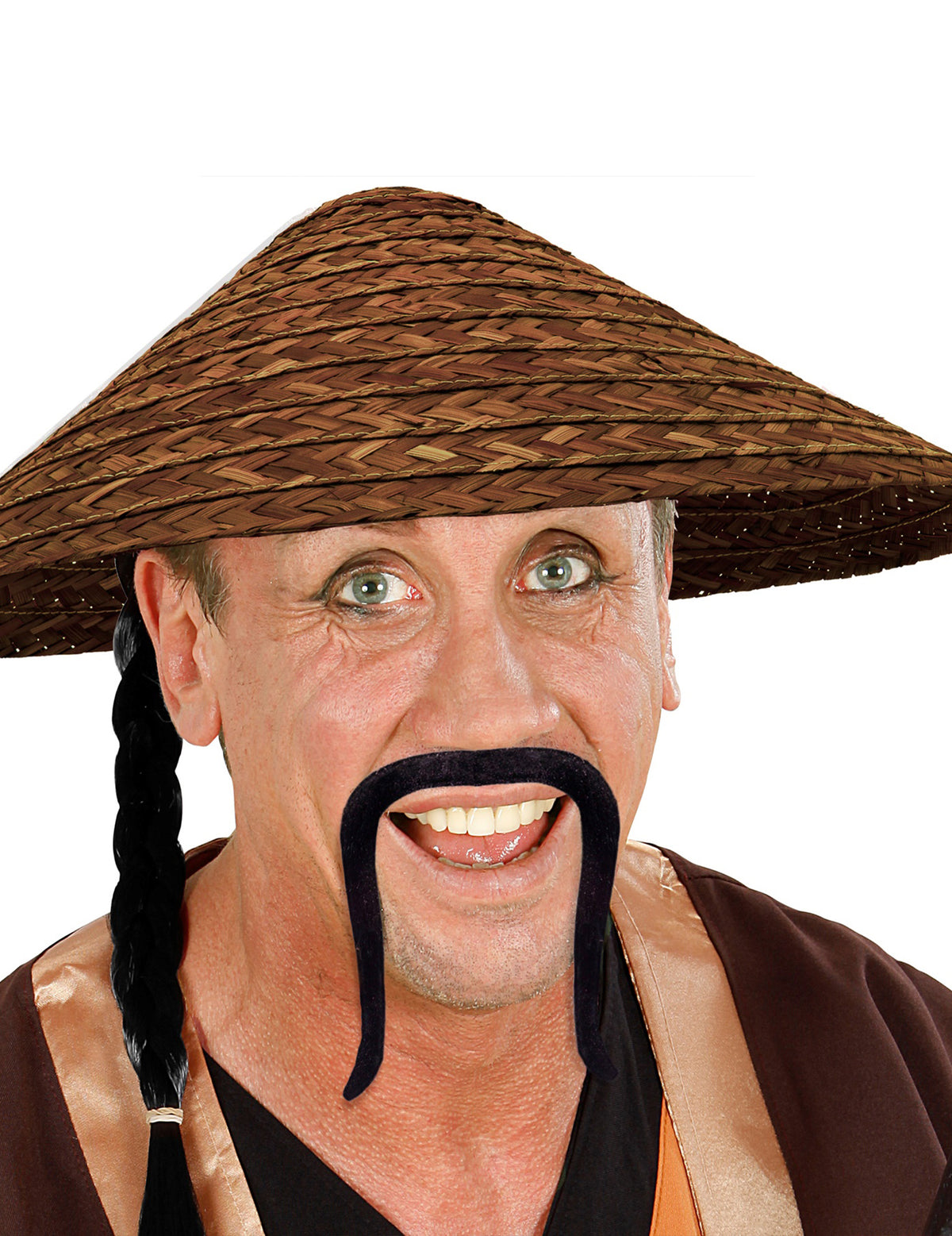 Vue d'ensemble de la moustache chinois pour adulte