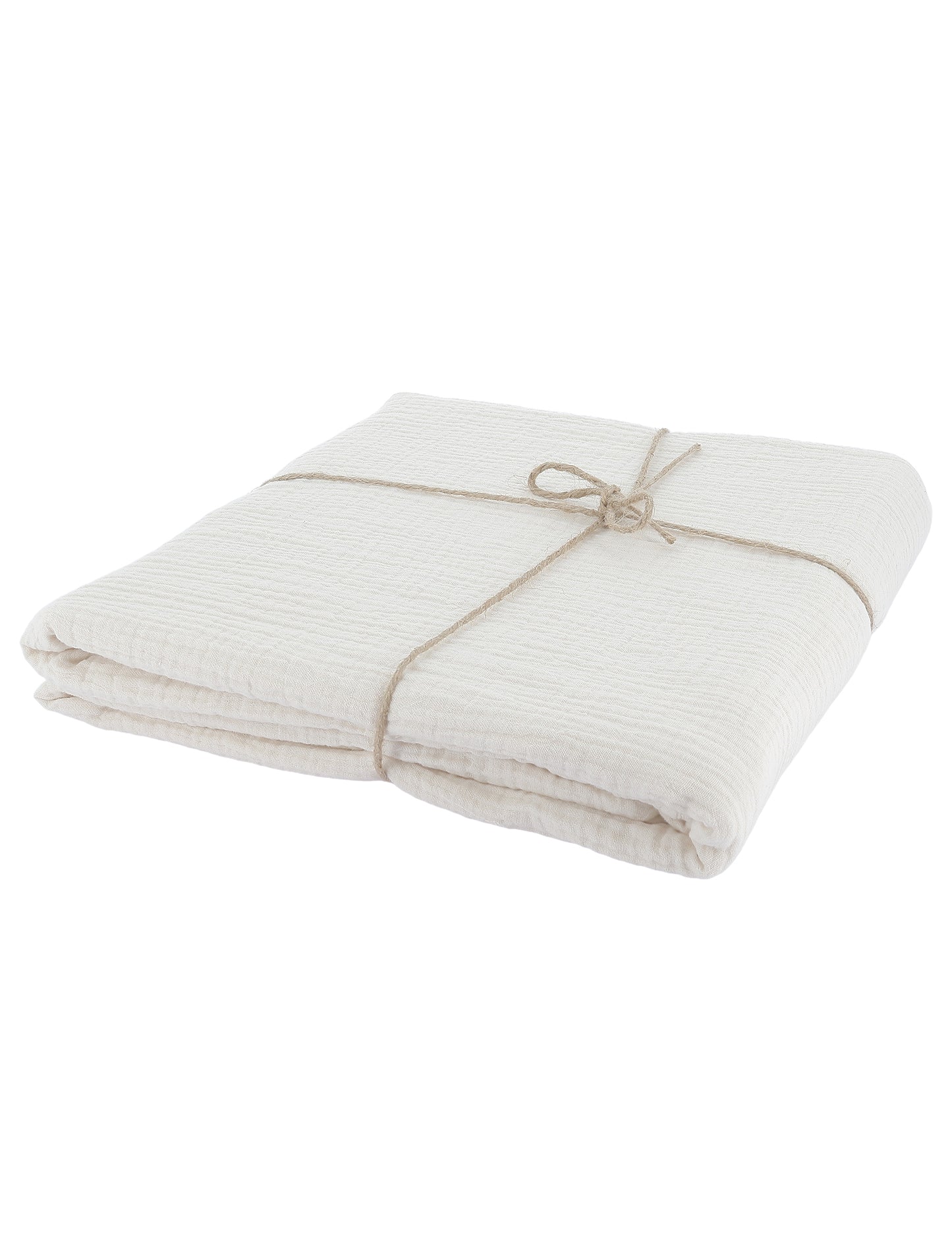 Krem bombažni gazni prt 130 x 240 cm boemski slog