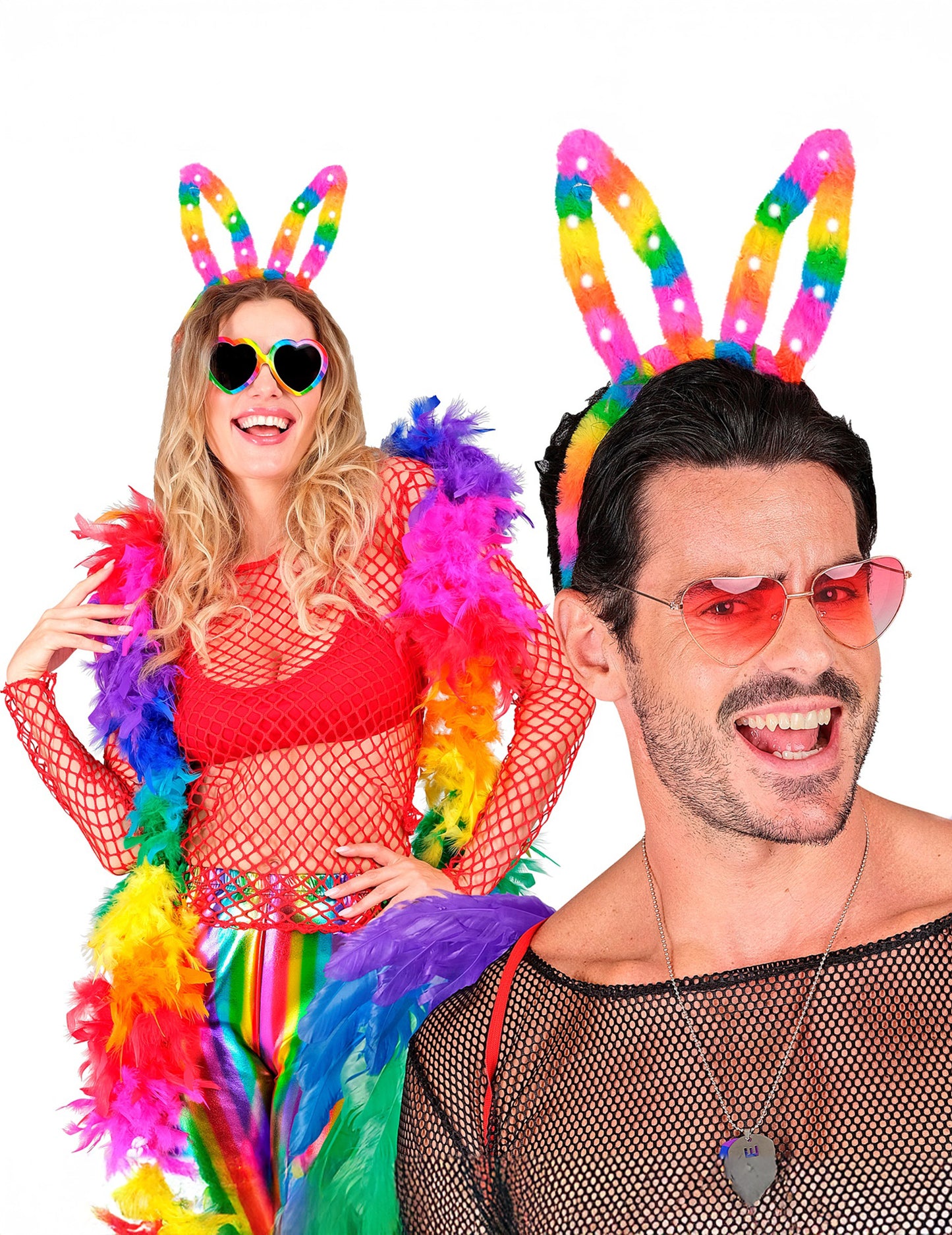 Svetla mavrična zajčka ušesa