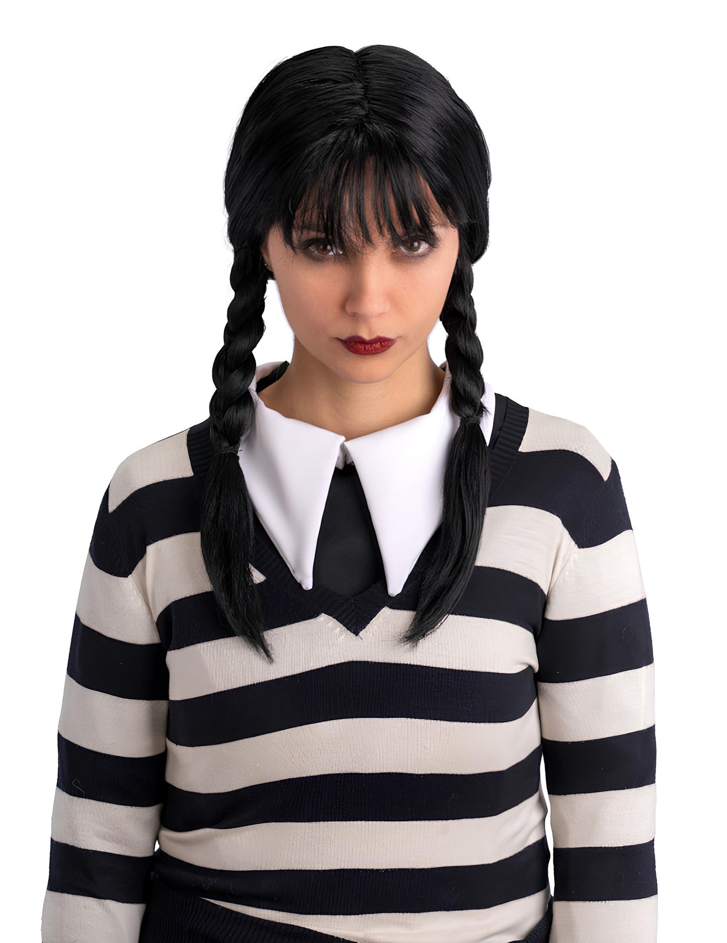 Ženska gotska črna lasulja