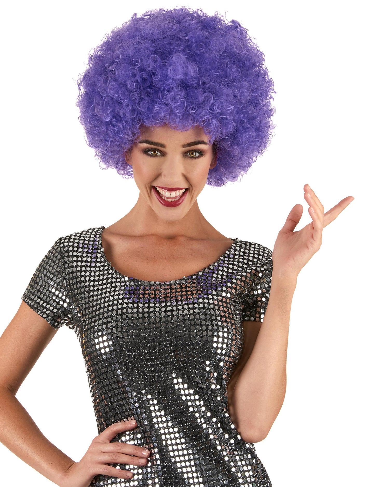 Violet Confit Violete Clown Wig