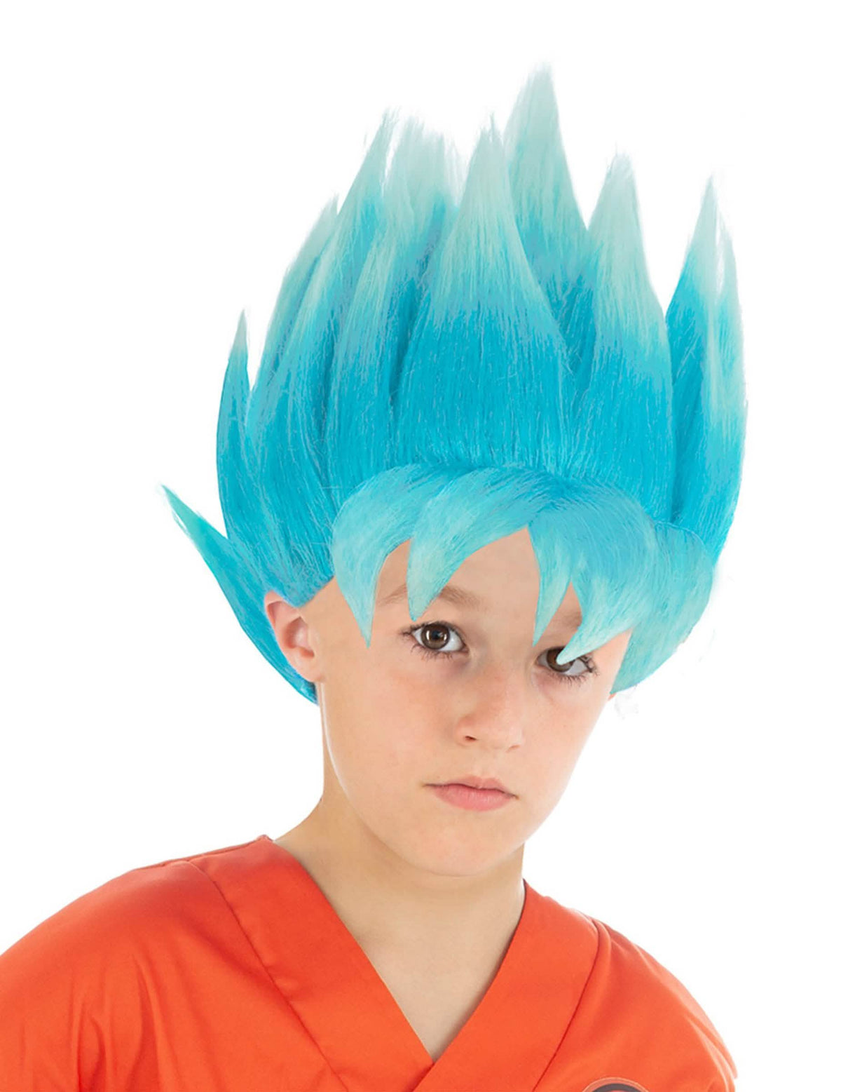 Otroška modra lasulja Goku Saiyan Super Dragon Ball™ s špicami