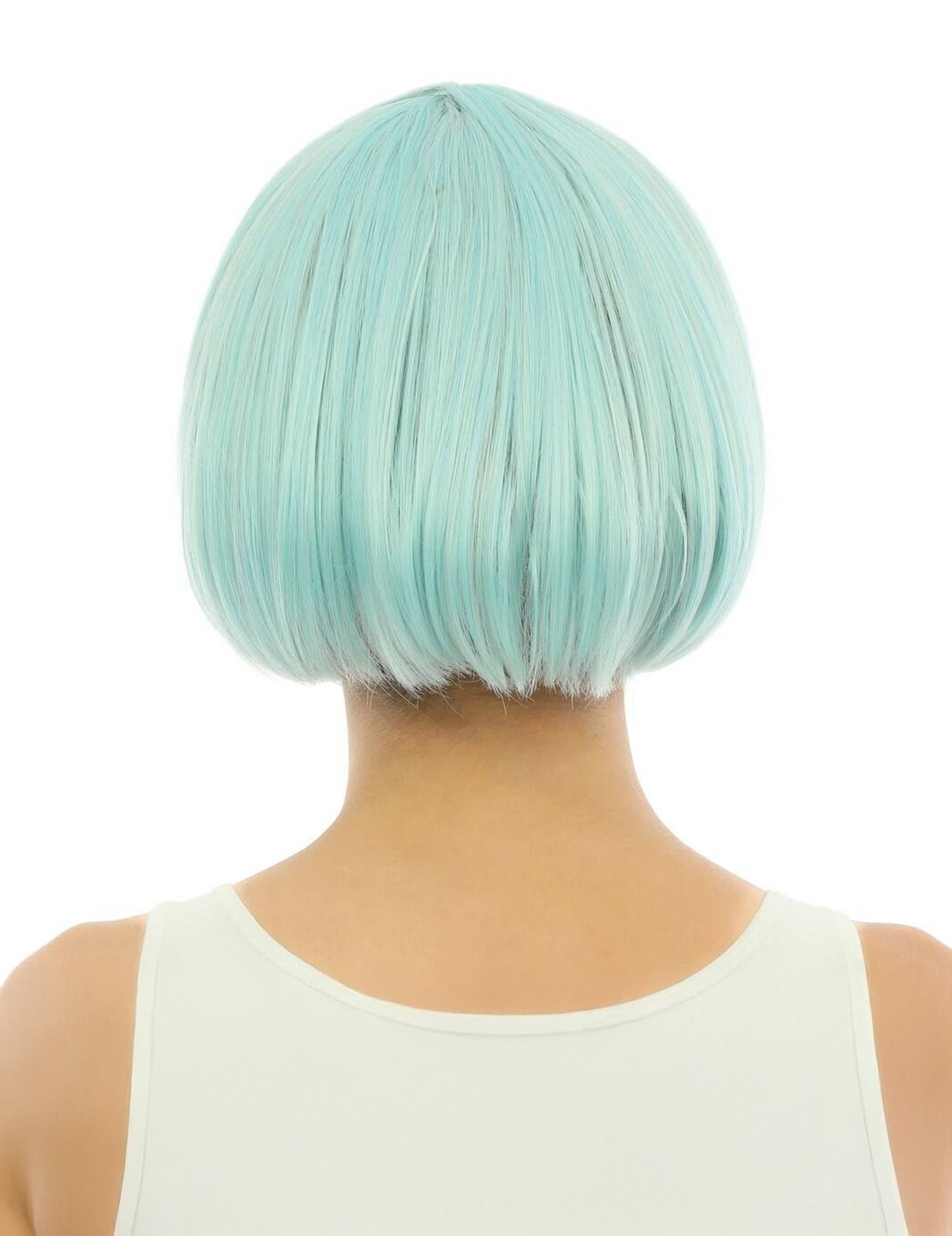 Odrasla luksuzna pastelno modra kratka lasulja