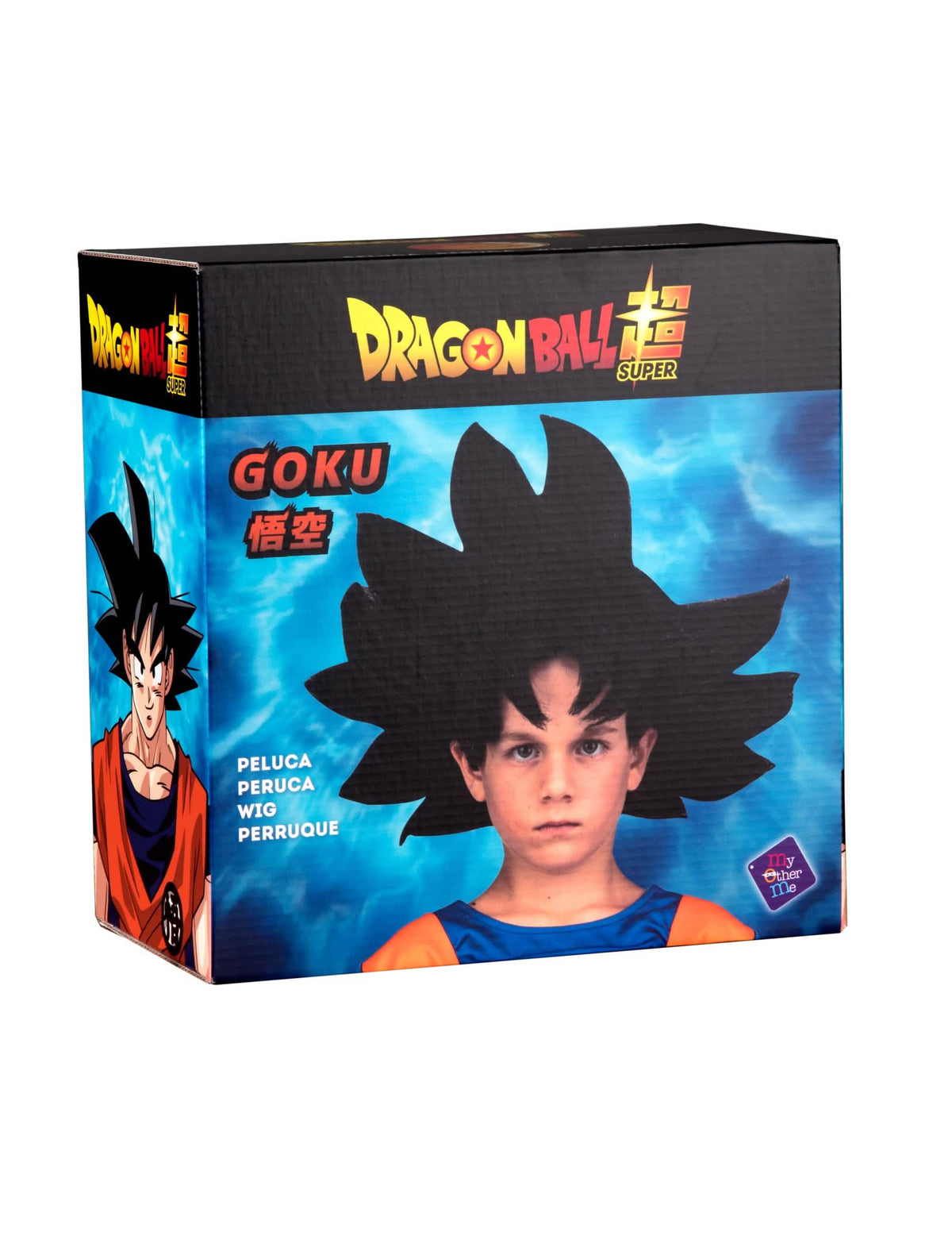 Pogled na embalažno škatlo lasulje Goku Dragon Ball™