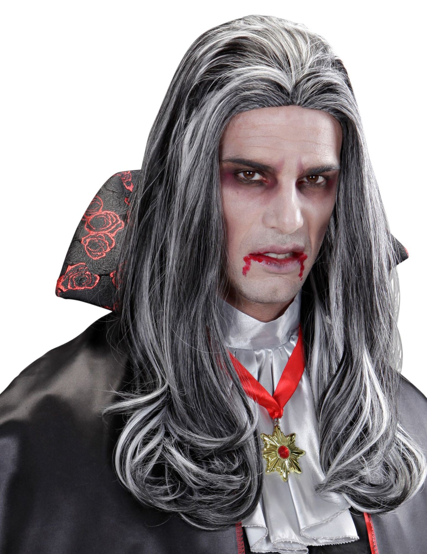 Dolga noč čarovnic z dvema vampirskima lasuljo
