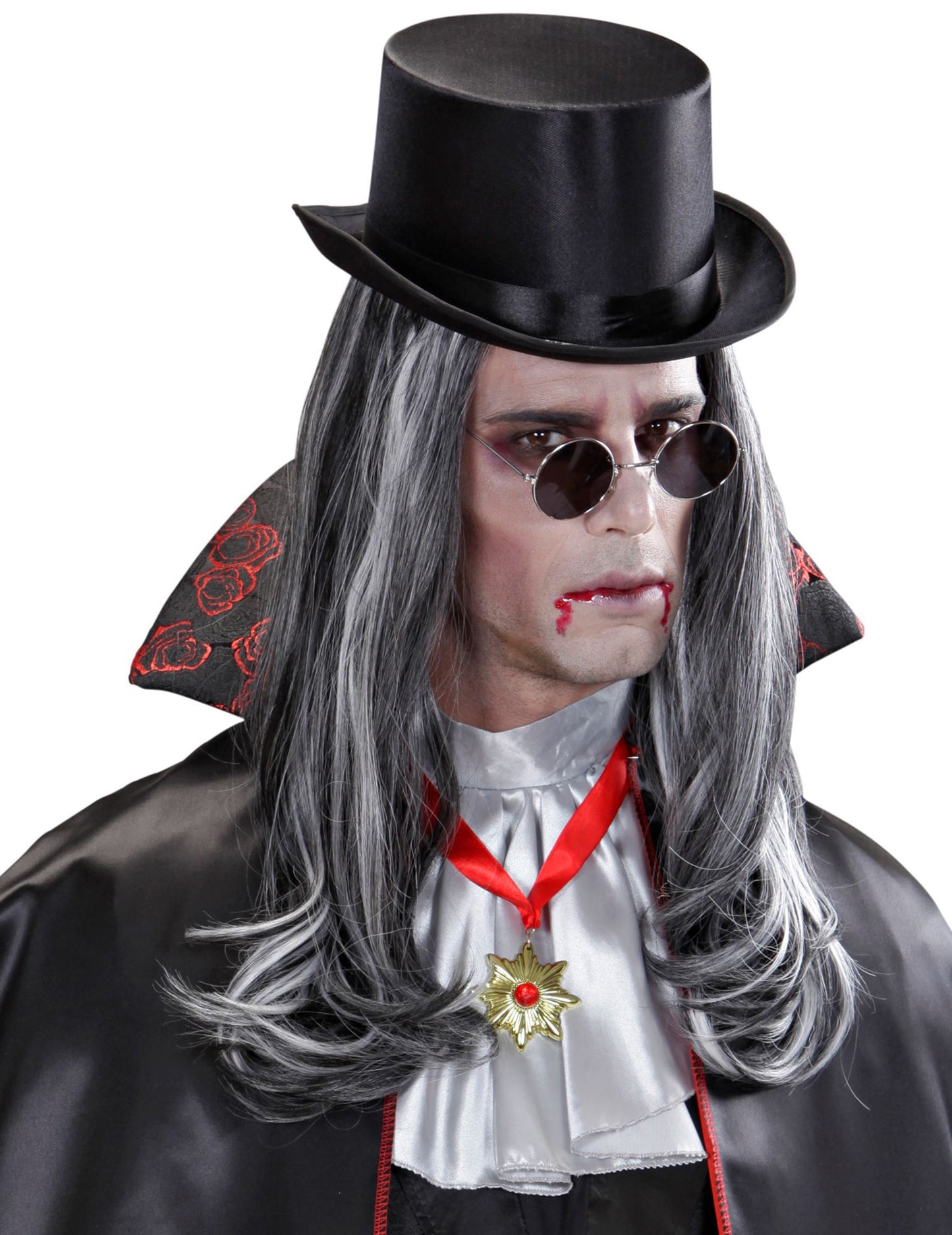 Dolga noč čarovnic z dvema vampirskima lasuljo