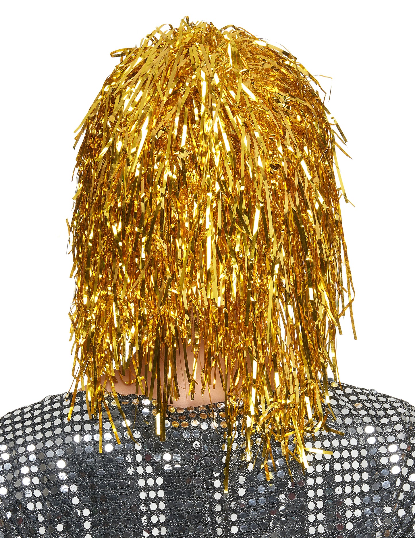 Zlata kovinska lasulja za odrasle