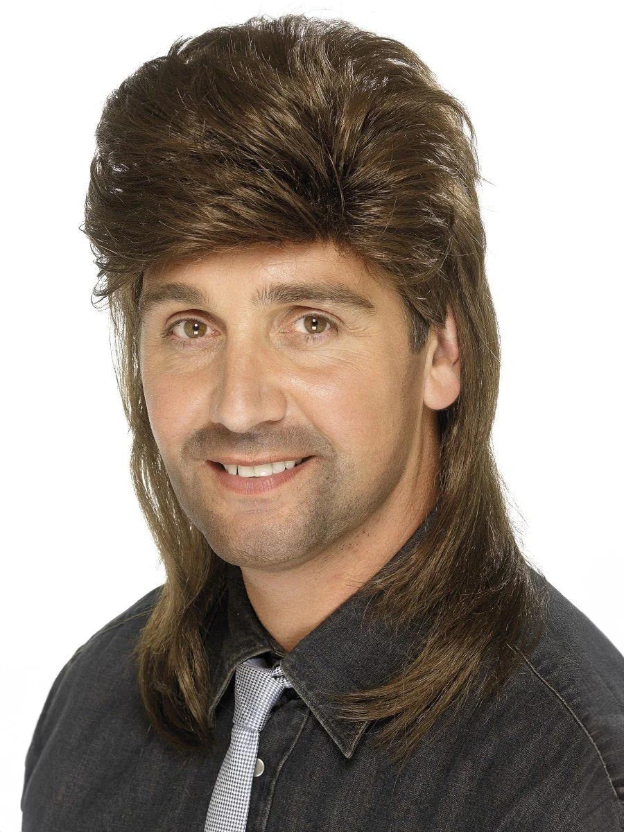 Moška rjava mule lasulja