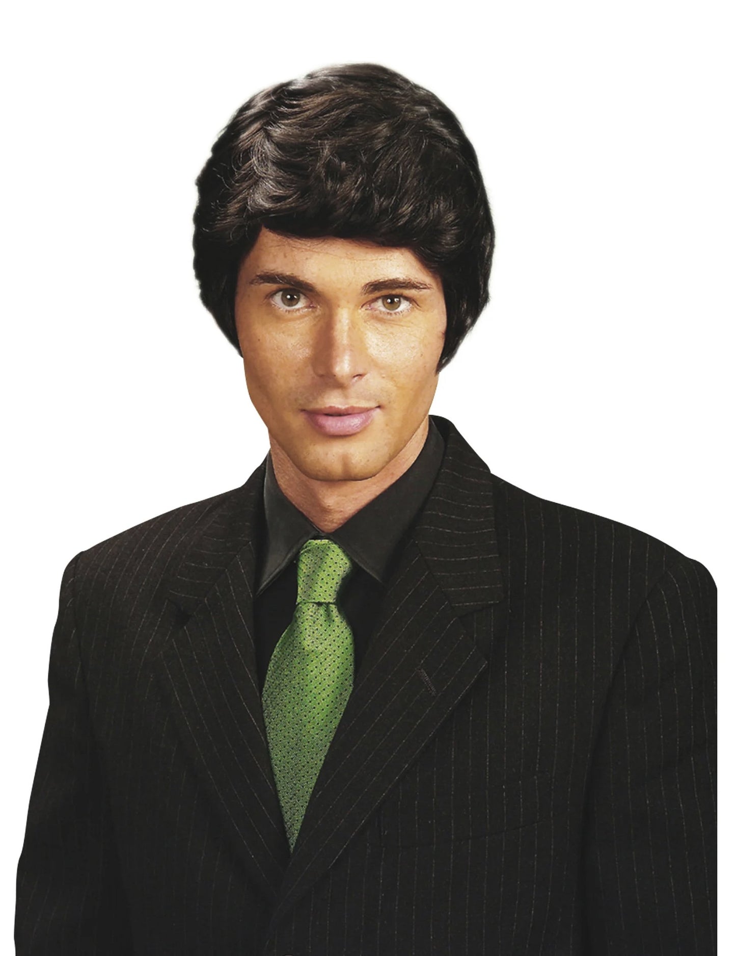 Moška črna lasulja