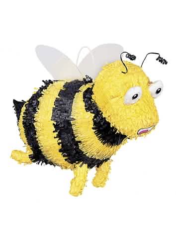 Piñata čebele za otrok rumena in črna s črtami
