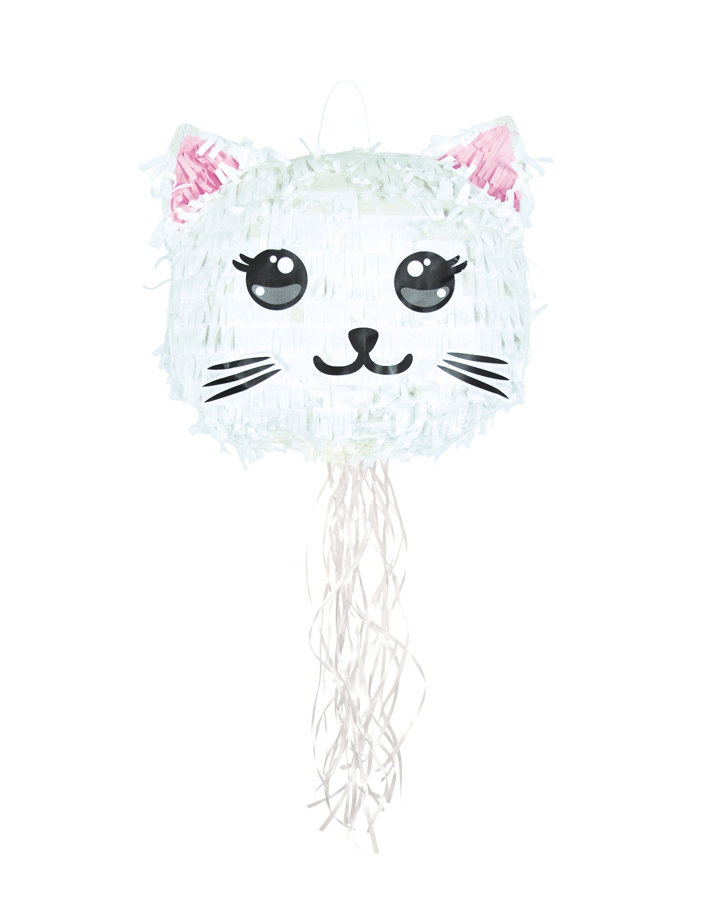 White kawai chat piñata 38 cm