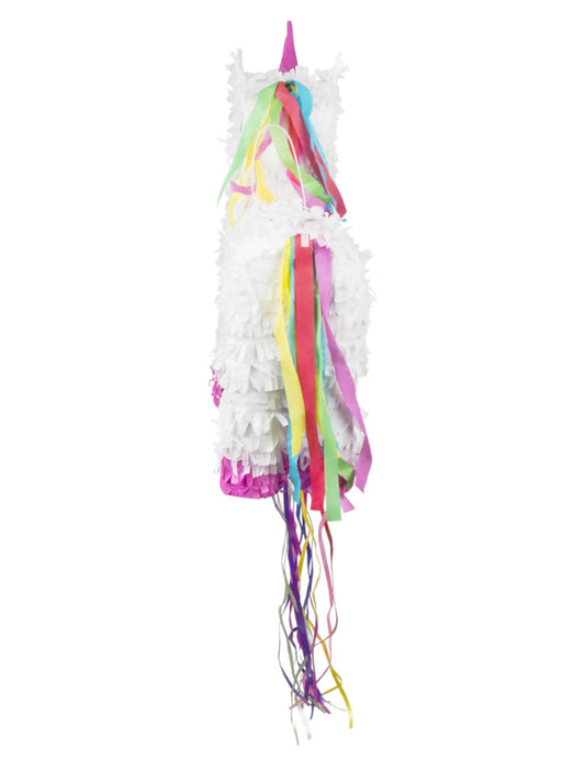 Vue de profil de la Pinata licorne