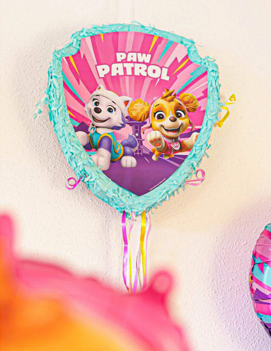 Rožnata vlečna piñata Pat'patrouille™ 33 x 38 cm