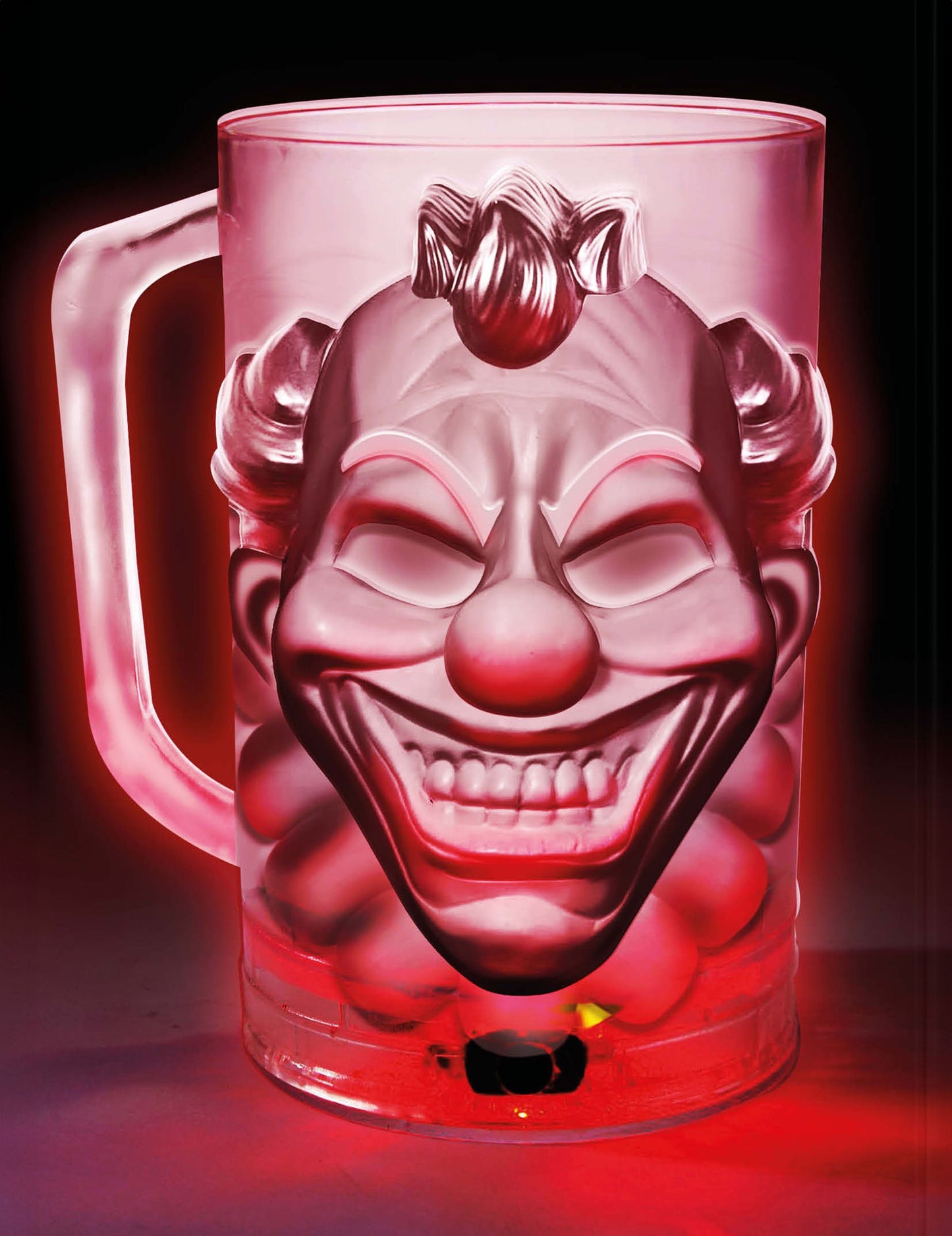 Grozljiva klovnska pint z LED 700 ml