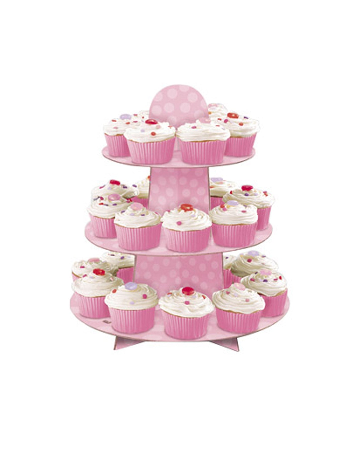34 cm 34 cm Pink Cupcake zaslon