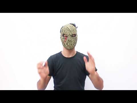 Masque tête d'épouvantail adulte
