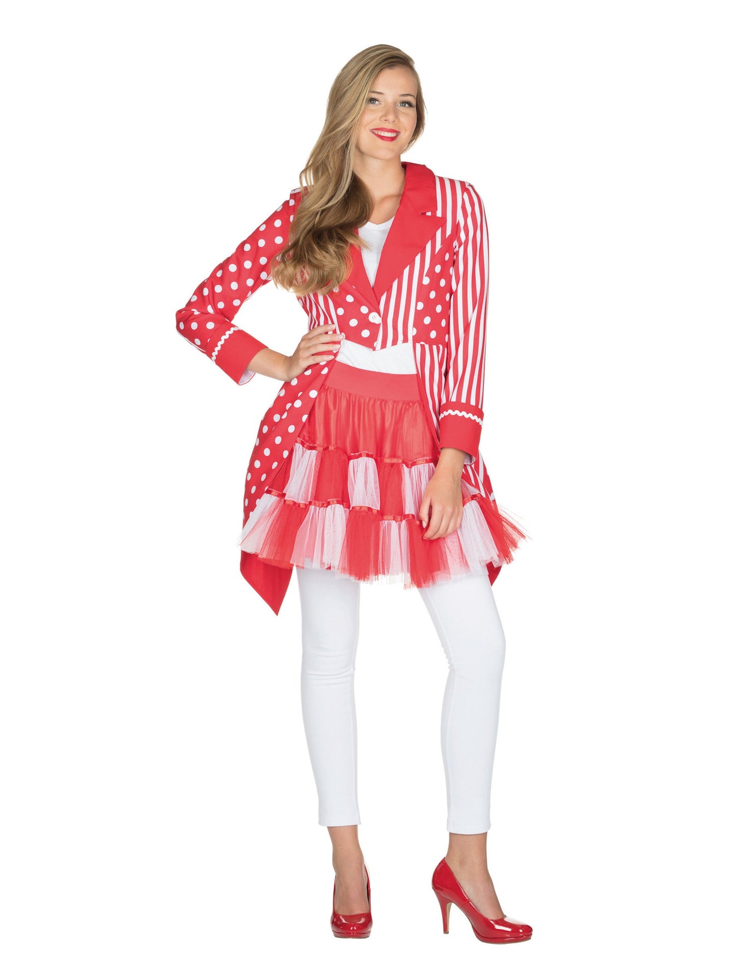 Rdeči in beli rep za odrasle.