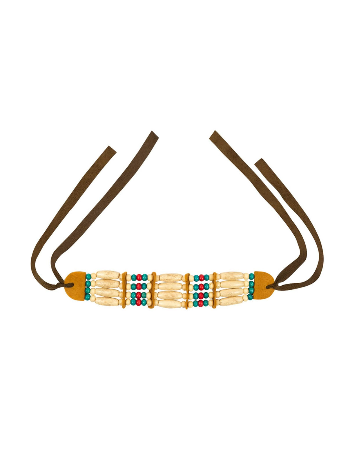Pogled od zgoraj na indijski choker za žensko