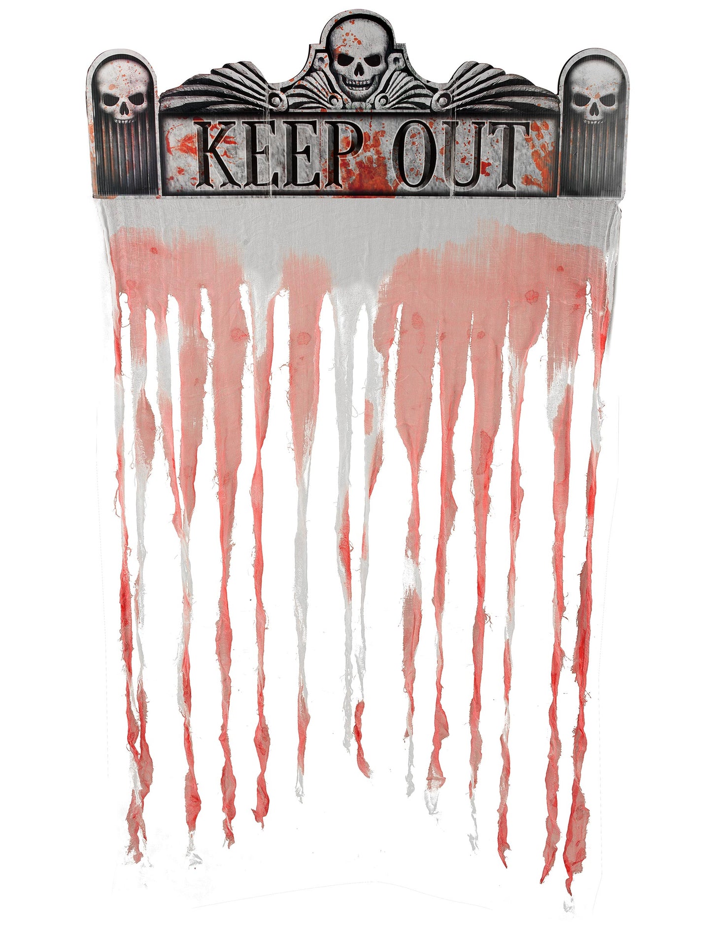 Zavesa vrat za noč čarovnic 150 x 95 cm