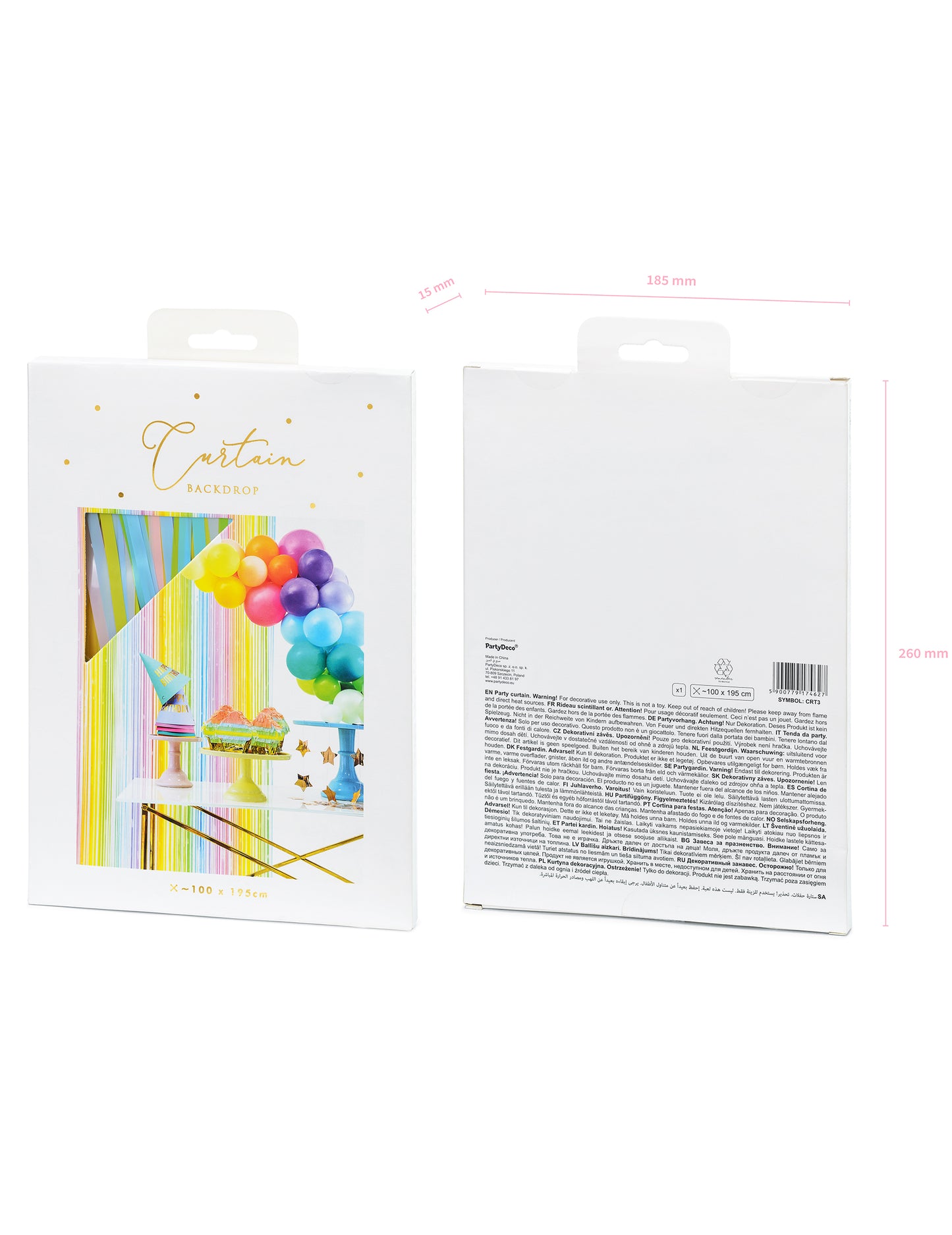 Pastelna večbarvna scintillant Cranta 100 x 195 cm