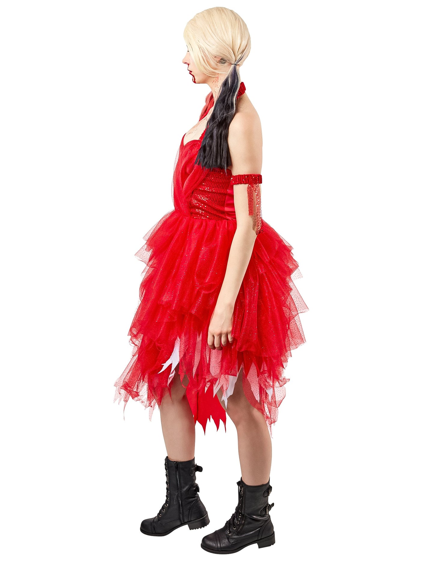 Ženska rdeča obleka Harley Quinn - Suicide Squad 2