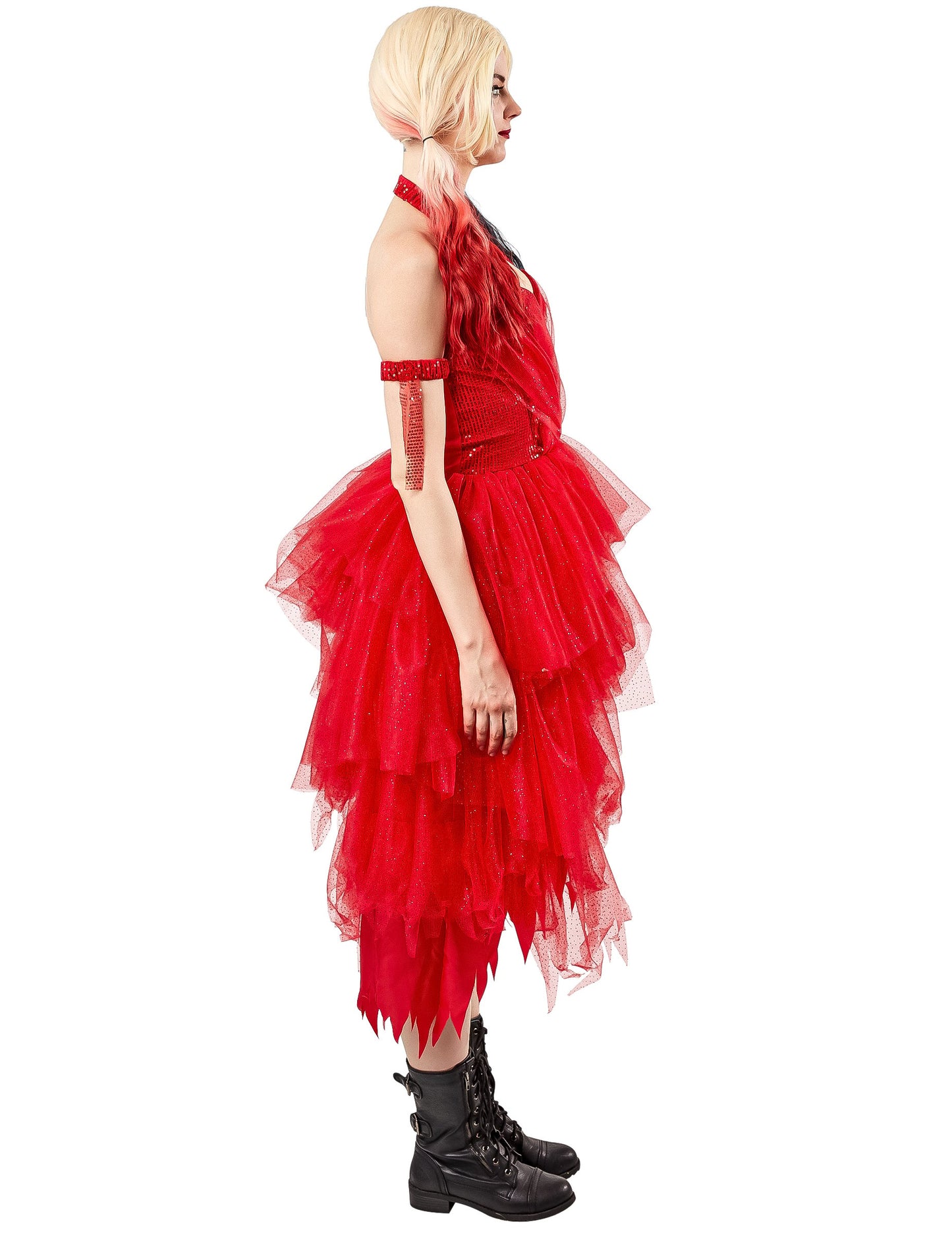 Ženska rdeča obleka Harley Quinn - Suicide Squad 2