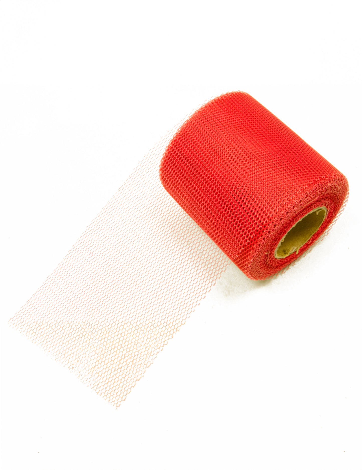Rouleau de tulle pour fête rouge