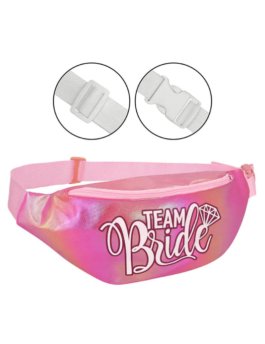Roza ledvena torbica za odrasle Team Bride
