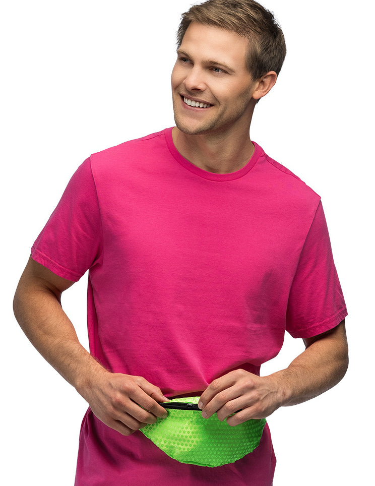 Fluo zelena banana torba