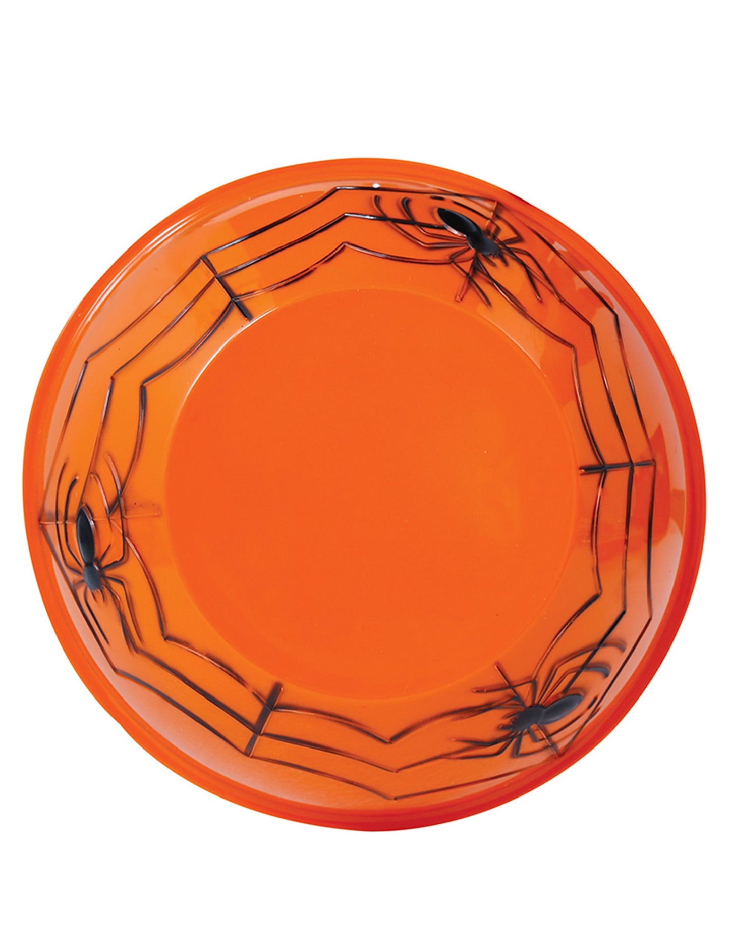 Halloween Orange Plastic Candy Bowl