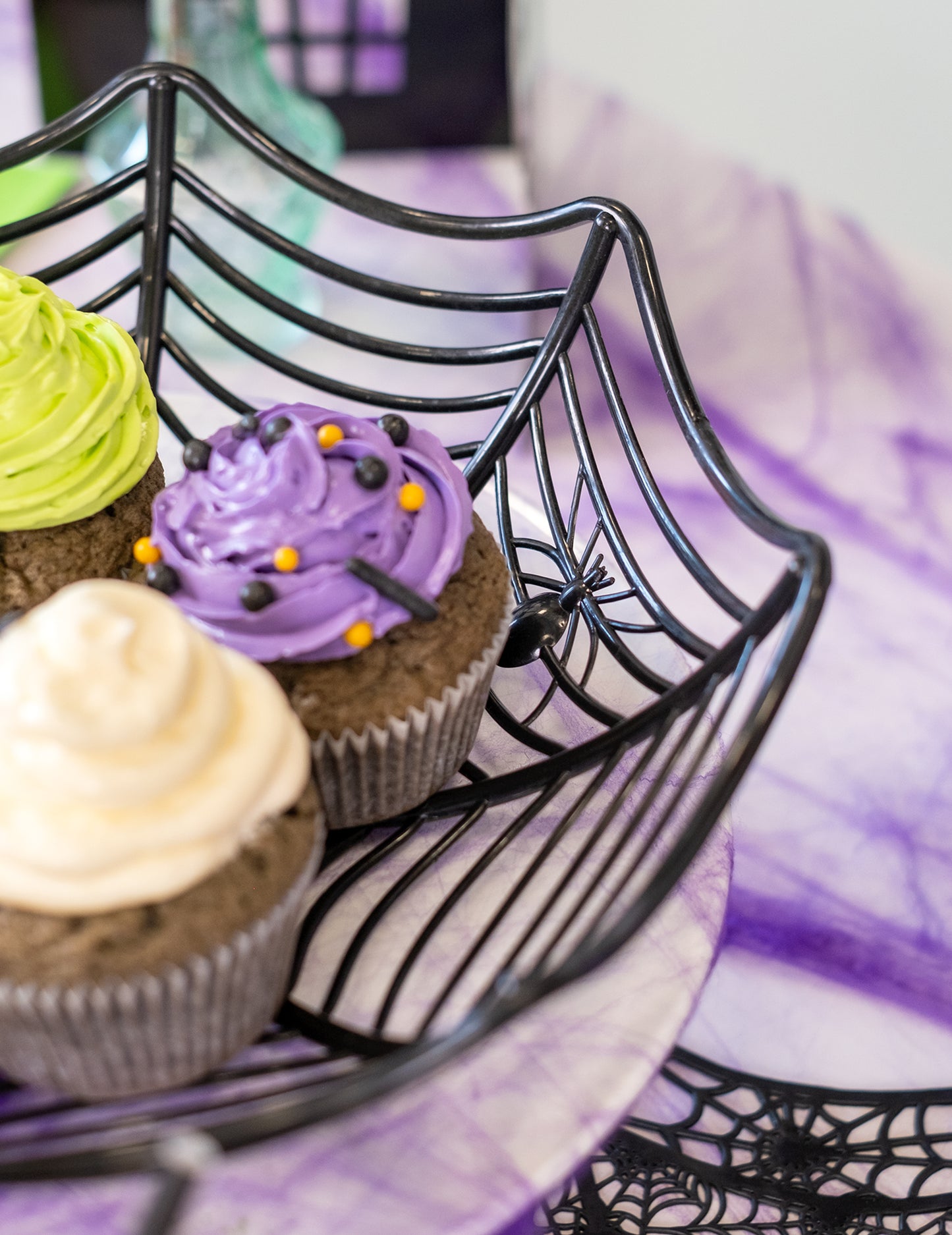 Spider Canvas Bowl 27 cm noč čarovnic