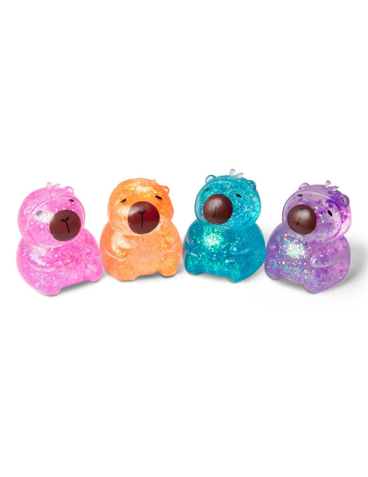 Assortiment de couleurs de la balle anti stress capybara Scrunchems