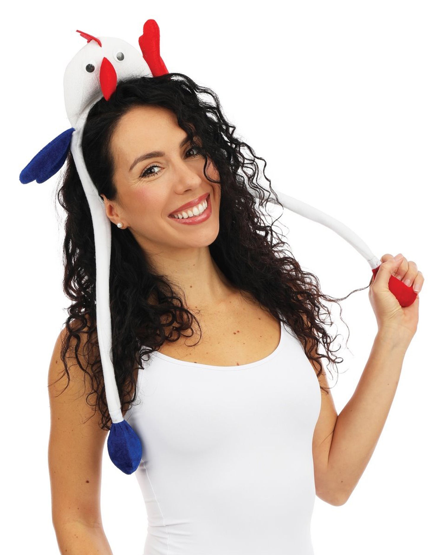 Coq Headband z mobilnimi krili za odrasle