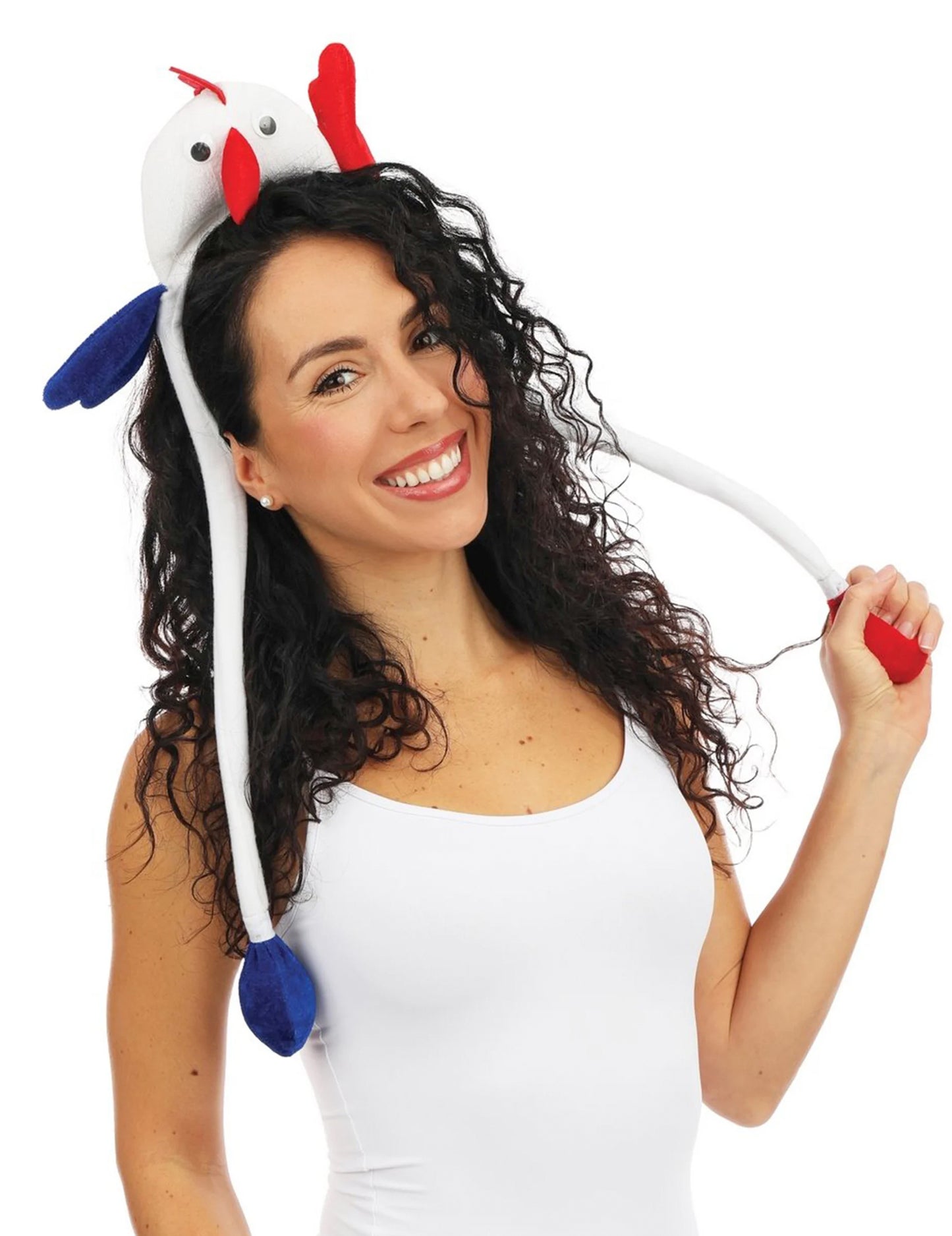 Coq Headband z mobilnimi krili za odrasle