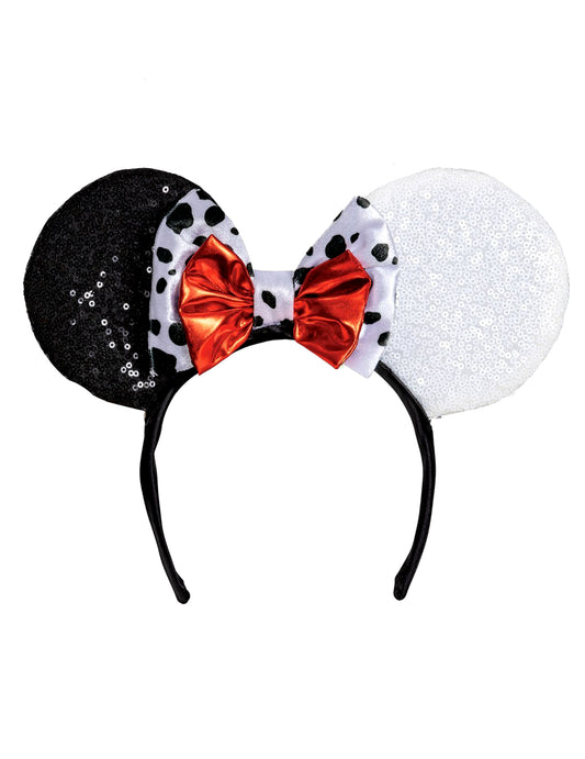 Obroč za lase Minnie™ Cruella za otroke