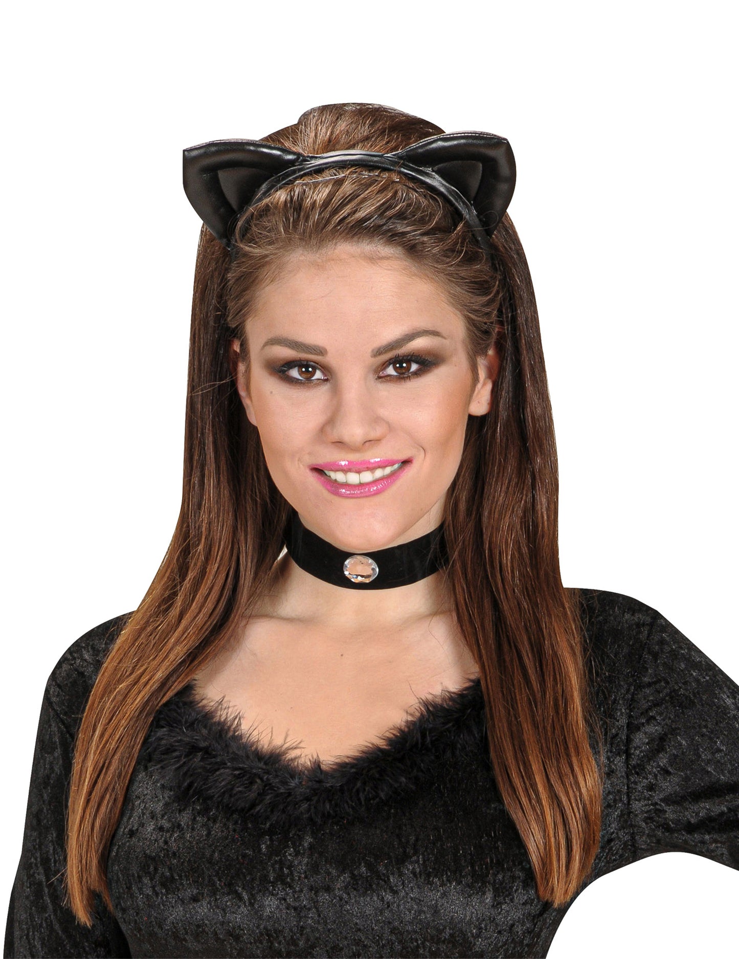 Odrasla črna klepetalnica naglavni trak