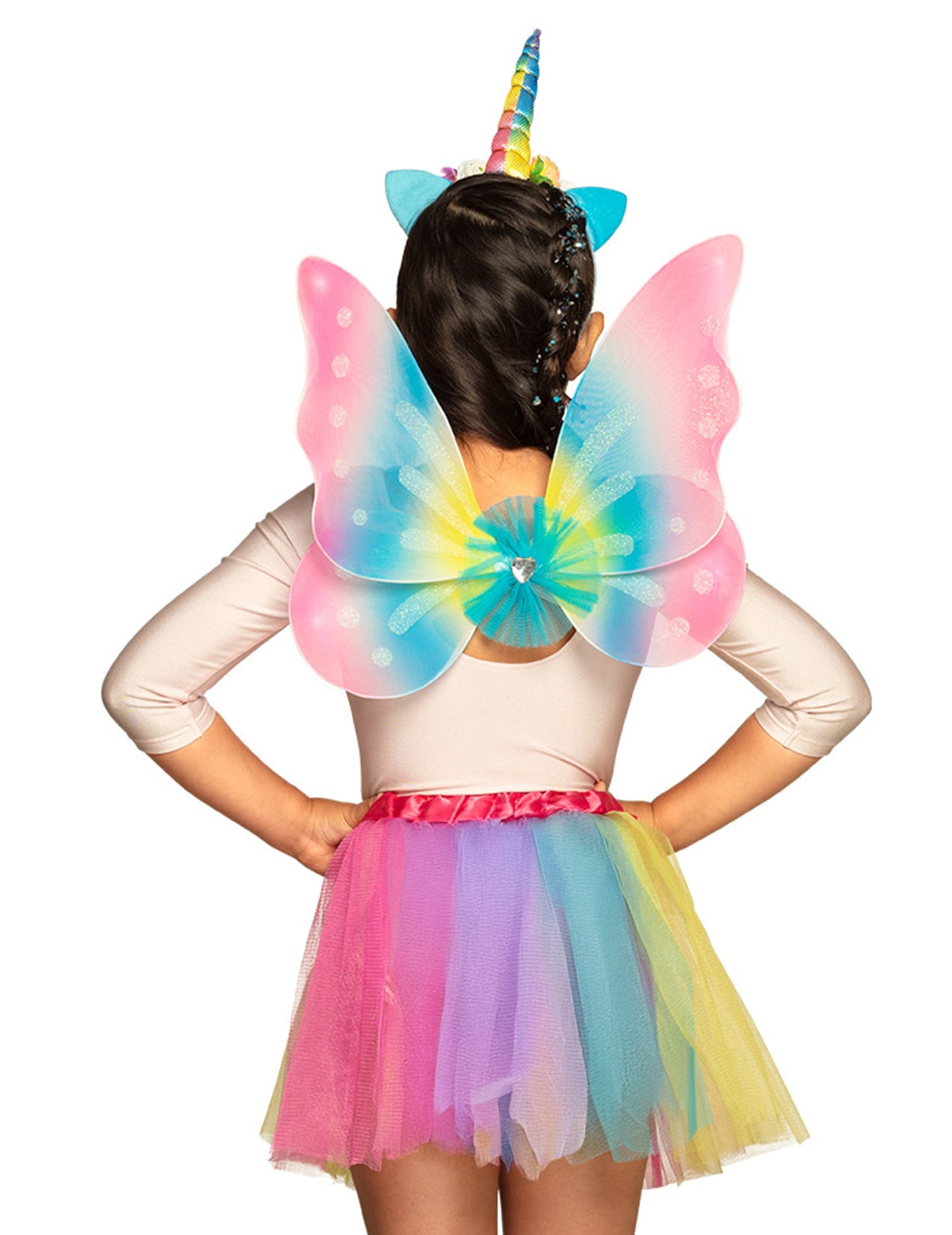 Set accessoires licorne multicolore fille