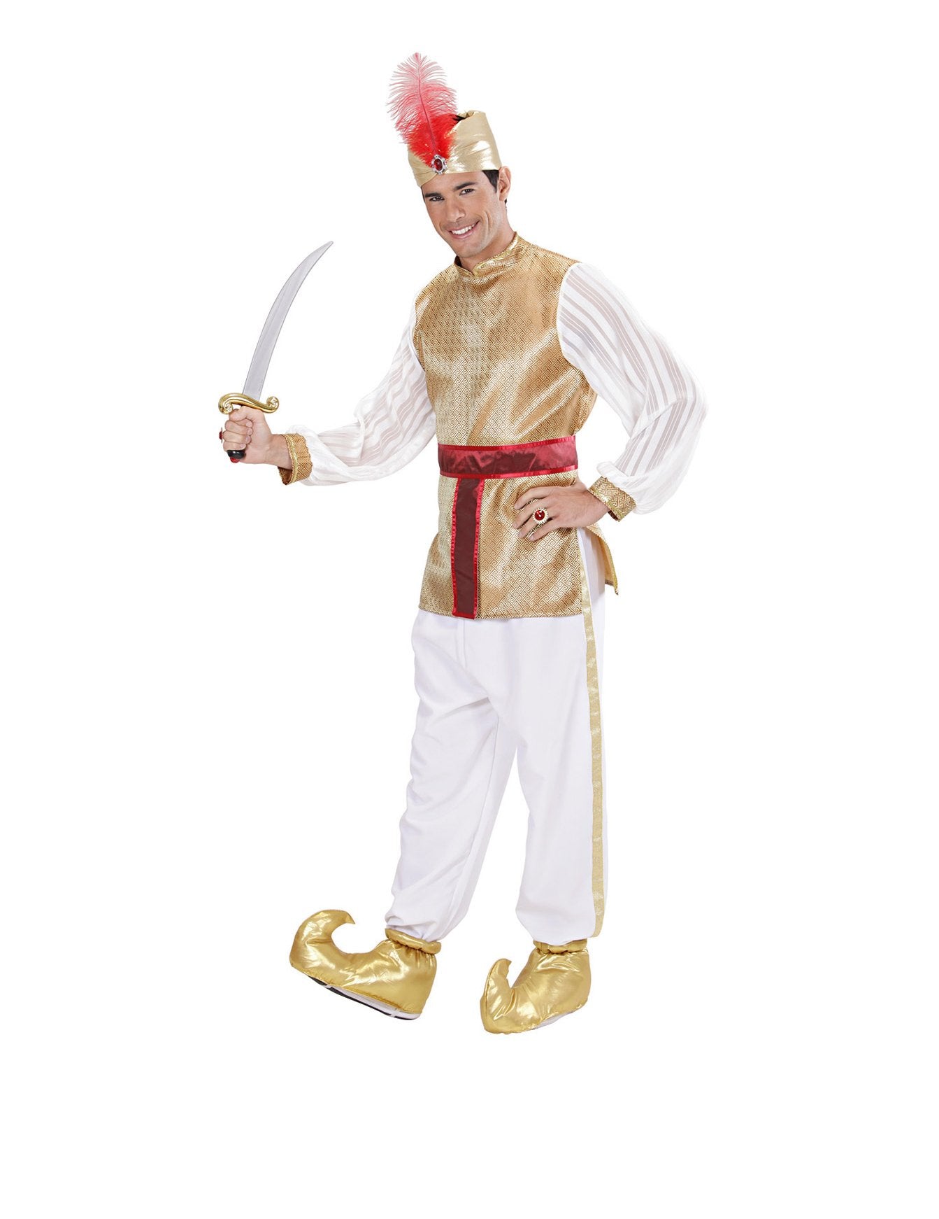 Postavitev zlatih prekrivnih čevljev za odrasle