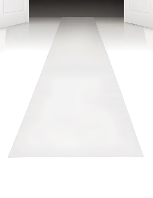 Vue en perspective du tapis de cérémonie pour fête