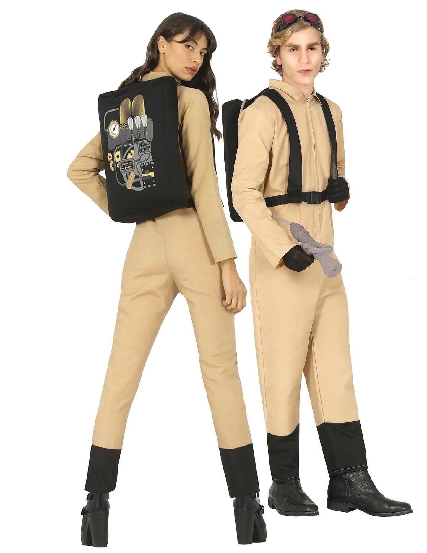Déguisement de couple chasseurs de fantôme adulte