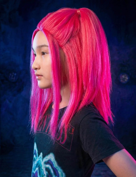 Komplet za preobleko in lasulja Mira Kpop Demon Hunter™ za deklice