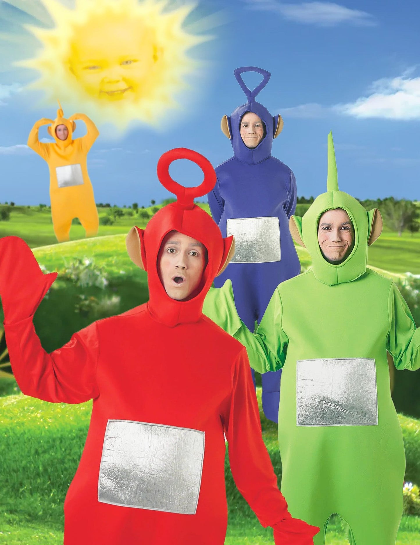 Déguisement de groupe Teletubbies