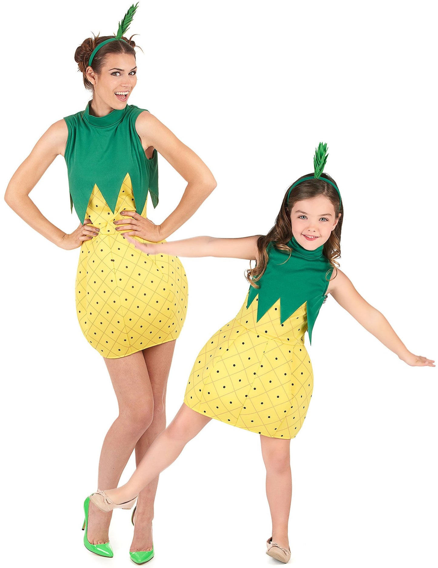 Déguisement de couple fruit ananas mère fille