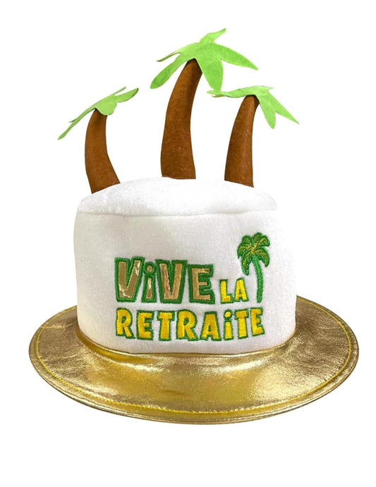 Set dodatkov vive la retraite: šal in klobuk