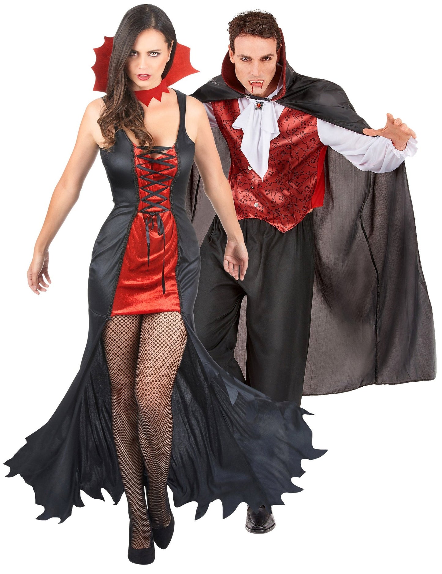 Par kostum vampirja za odrasle za noč čarovnic