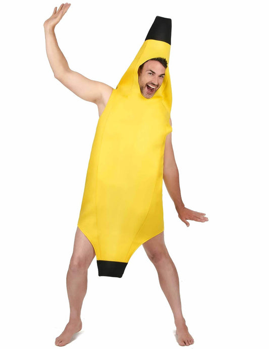 Praznični kostum za par opica in banana za odrasle
