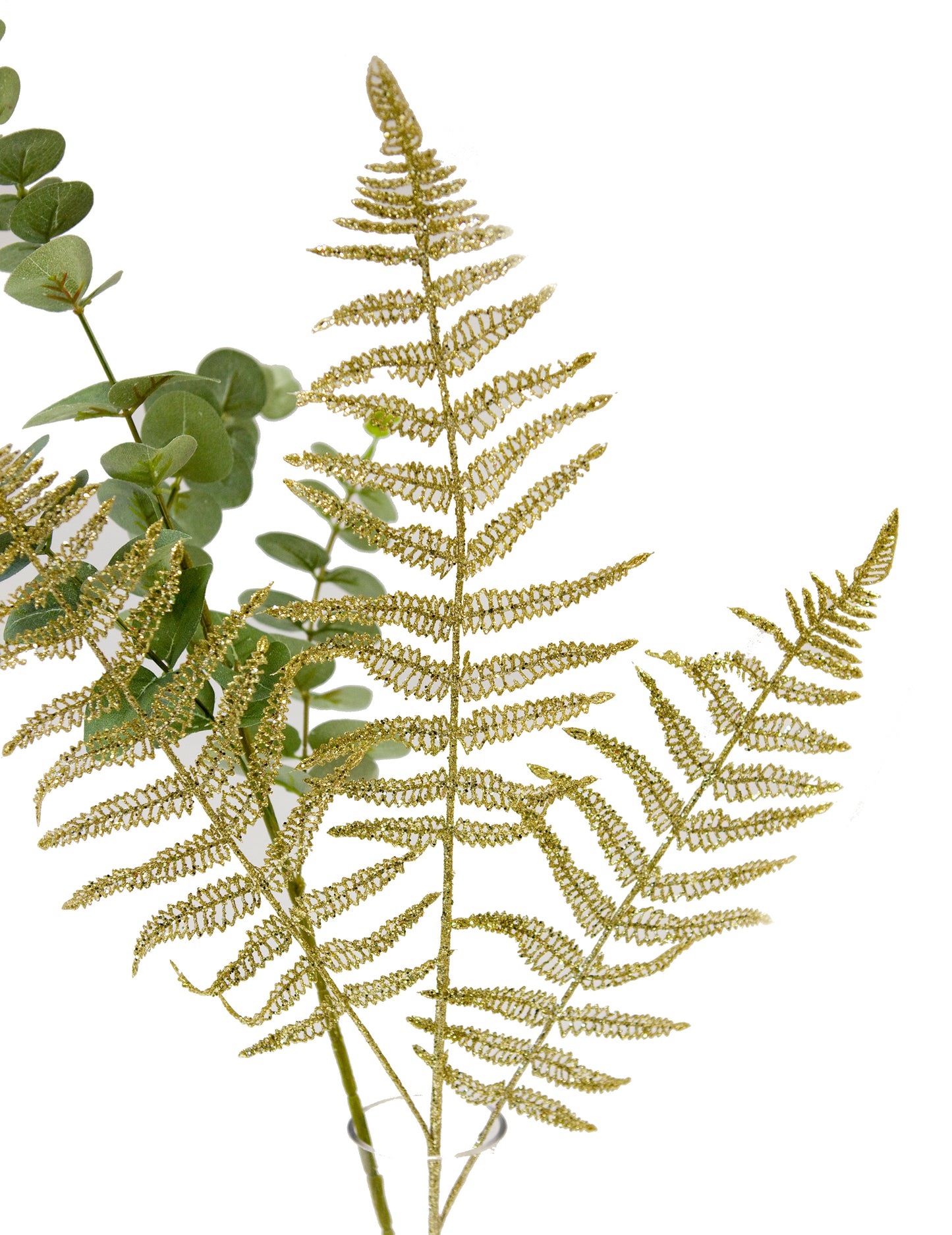 Zlato bleščeče praprot steblo 77 cm