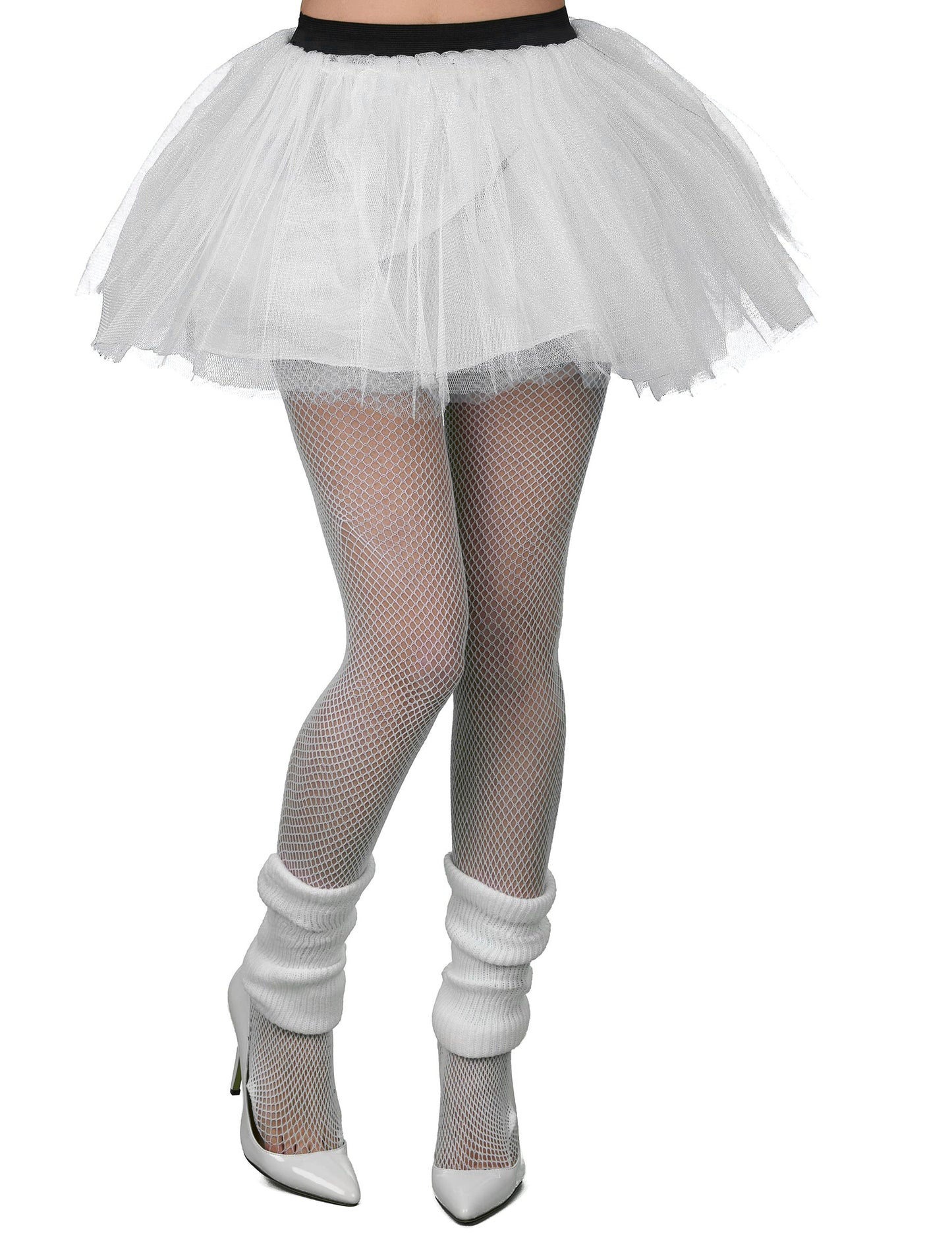 Tutu pour femme blanc en tulle vaporeux
