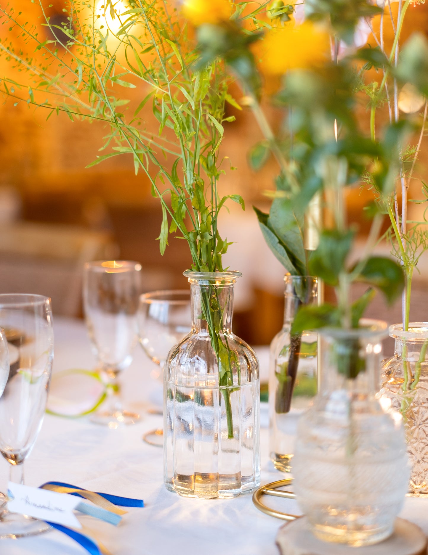 Steklena vaza 13,5 cm vintage prozoren